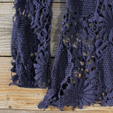 Winterly Lace Blouse in Navy: Alternate View #3