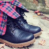 The Woodland Plaid Boots: Alternate View #2