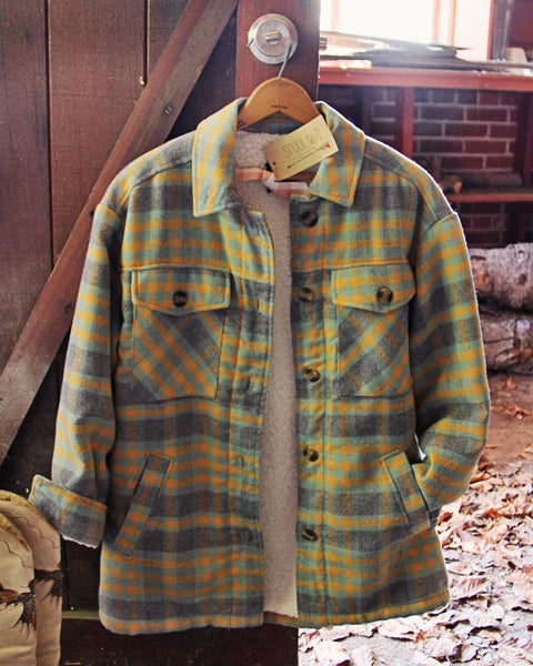 Wood Shed Shirt Jacket in Mint: Featured Product Image
