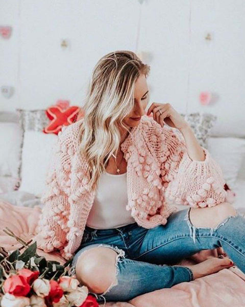 Xoxo Sweater in Softest Pink: Featured Product Image